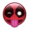 Telegram emoji «Deadpool» 😜