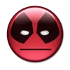 Deadpool emoji 😐