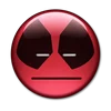 Deadpool emoji 😑