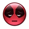 Deadpool emoji 😟