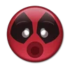 Deadpool emoji 😮