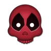 Telegram emoji «Deadpool» 💀