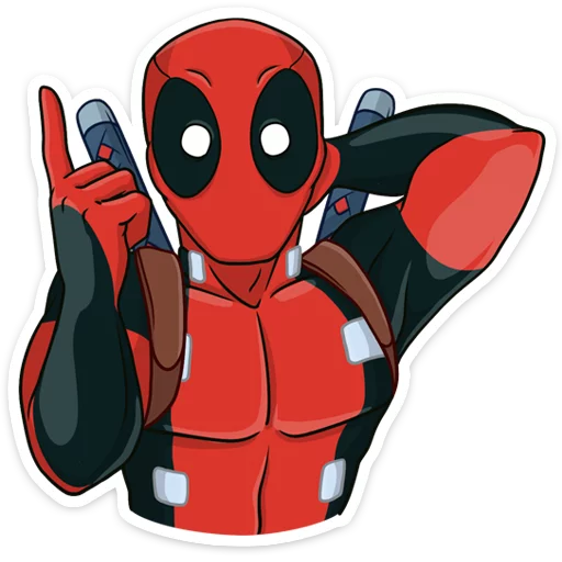 Telegram Sticker «Дэдпул» 