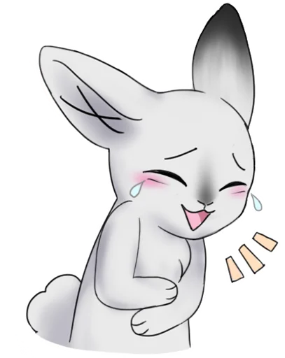 weird bunny emoji 🤣