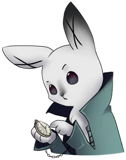Telegram stiker «weird bunny» ⌛️