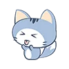 Telegram emoji «meow» 😝