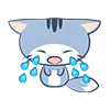 Telegram emoji «meow » 😭