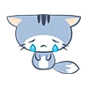 Telegram emoji «meow» 😢