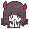 Devilish Menhera-chan emoji 🥺