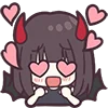 Devilish Menhera-chan emoji 😍