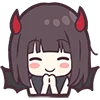 Devilish Menhera-chan emoji 😊