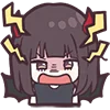 Devilish Menhera-chan emoji 🤬