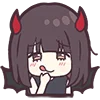 Devilish Menhera-chan emoji 😋