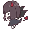 Devilish Menhera-chan emoji 😈