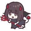 Devilish Menhera-chan emoji 😄
