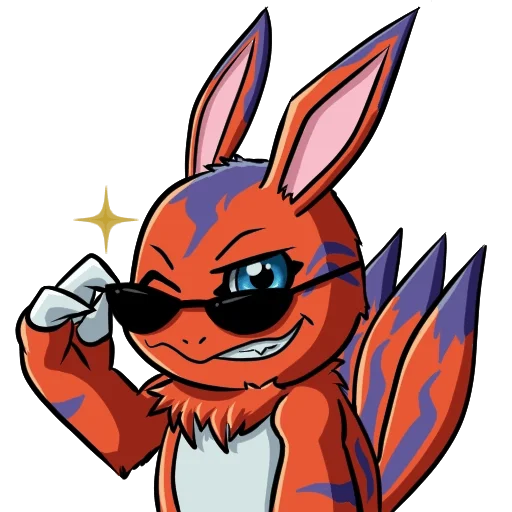 Telegram stiker «Digimon» 😎