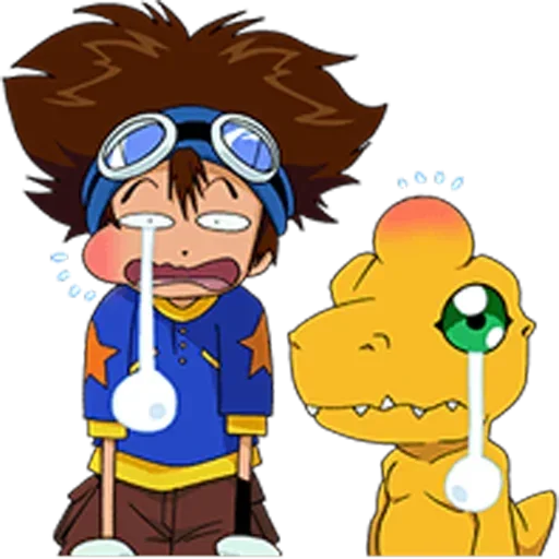 Стикер Telegram «Digimon» 🤒