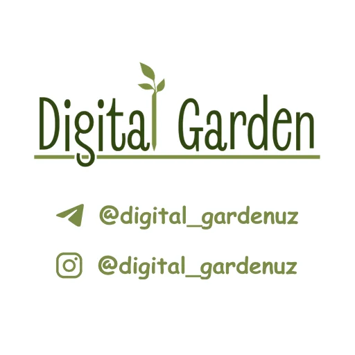 Telegram Sticker «Digital Garden» ☎️