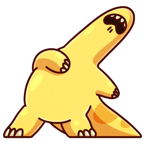 dinosaur awesome sticker 😵