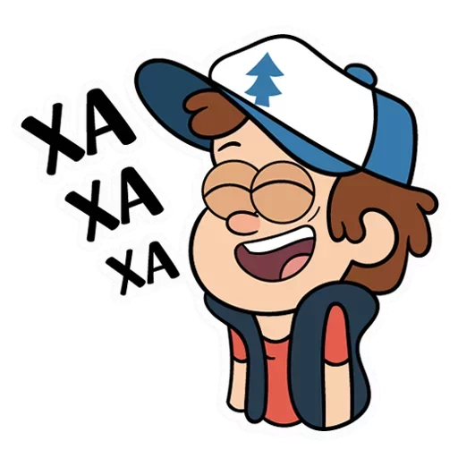 Telegram Sticker «Диппер - Gravity Falls» 😁