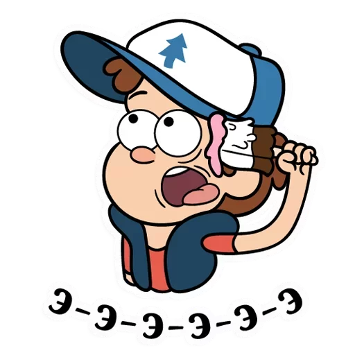 Telegram stickers Диппер - Gravity Falls