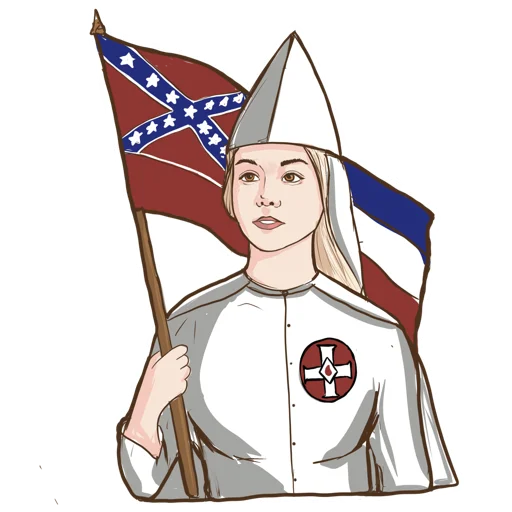 Стикер Telegram «KKK Girl» 👍