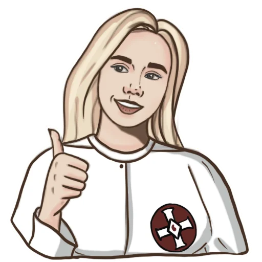 KKK Girl sticker 👍