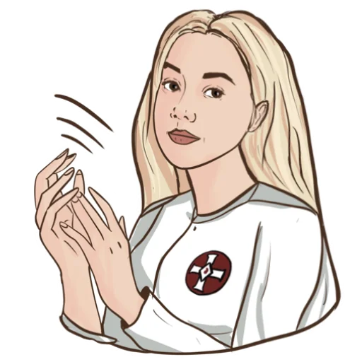 KKK Girl emoji 🤛