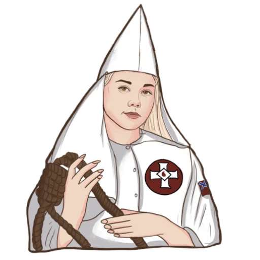 KKK Girl sticker 😎