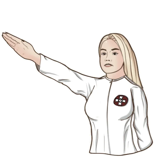 KKK Girl emoji 👊