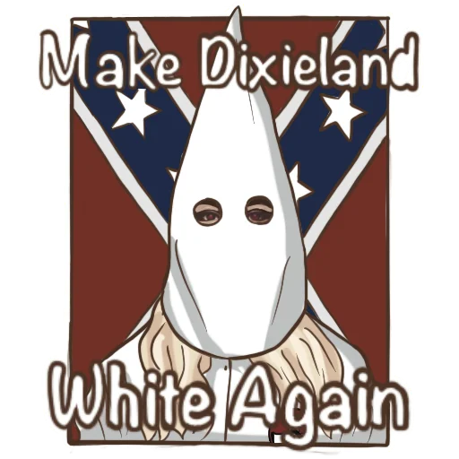 KKK Girl sticker 💪