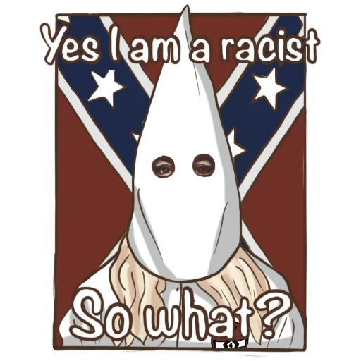 KKK Girl sticker 😉