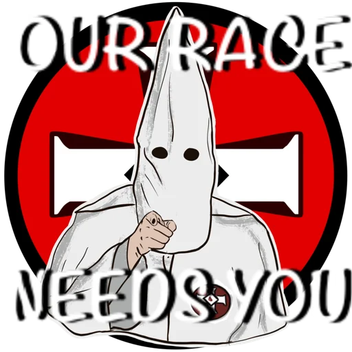 Telegram Sticker «KKK Girl» ✋