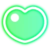 Емодзі Telegram «neon hearts» ❤️