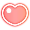 neon hearts emoji ❤️