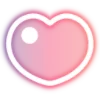 neon hearts emoji ❤️