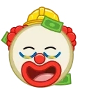 Clowns sticker 🤑