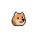 8Bit Doge Animated emoji 😋