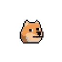 8Bit Doge Animated emoji 😕