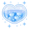 Telegram emojisi «Dolliloli Emoji Blue» 💙