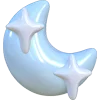 Эмодзи Telegram «Dolliloli Emoji Blue» 🌙