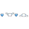 Эмодзи Telegram «Dolliloli Emoji Blue» 💙