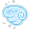 Емодзі Telegram «Dolliloli Emoji Blue» 🧚‍♂️