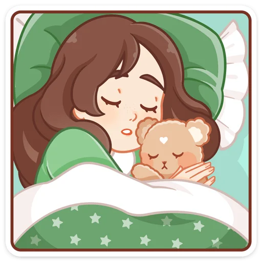 Telegram Sticker «Долорес» 😴