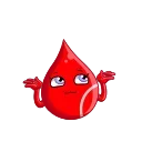 Емодзі Доноры крови 🤷‍♂️