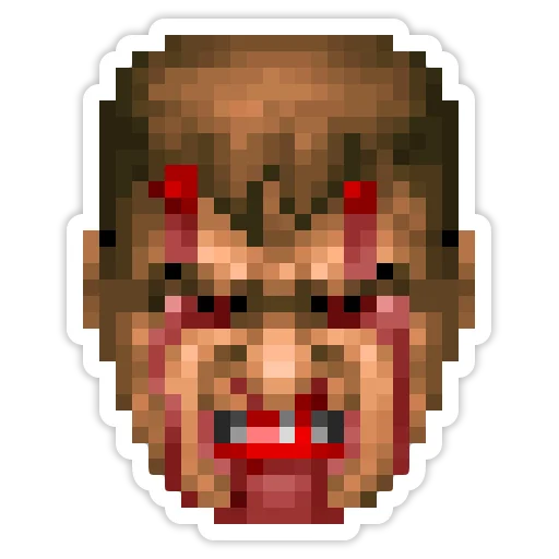 Telegram Sticker «Doom Slayer » 🤬