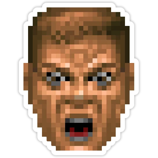 Doom Slayer emoji 😯