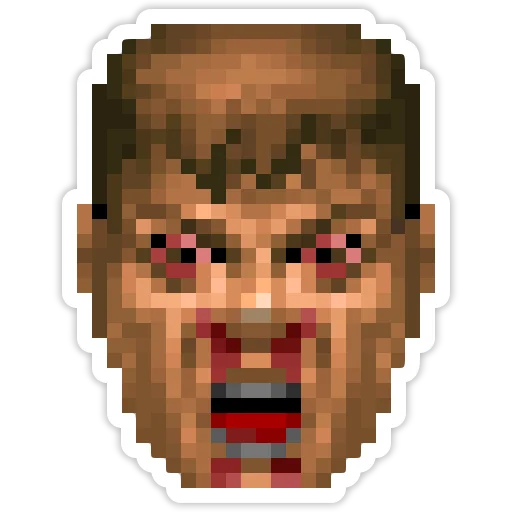 Doom Slayer emoji 😮