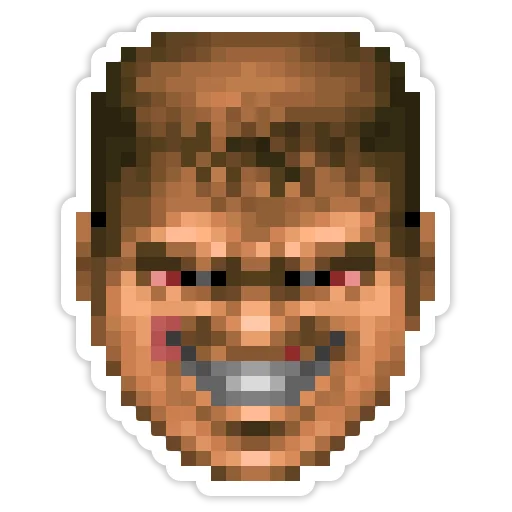 Doom Slayer  sticker 😄