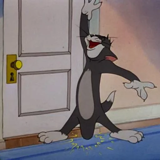 Telegram stiker «dope Tom & Jerry» 🤣